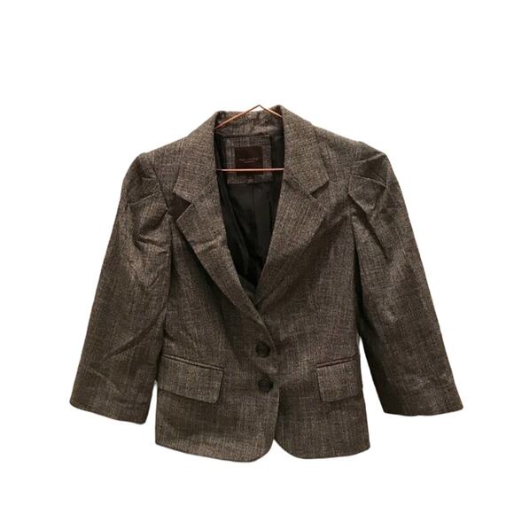 THE LIMITED 3-Button Black Marled Suit Jacket Blazer Pockets Size XS - Picture 1 of 6